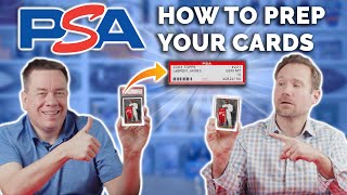 PSA Grading 5 Steps to Prep Your Cards for PSA 📦💰 [upl. by Rosenthal796]