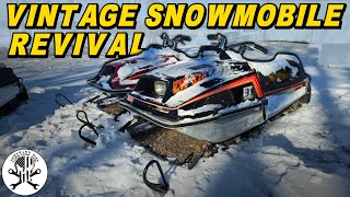 Will this ABANDONED Snowmobile RUN amp RIDE Again  How to Make an Old Sled Reliable [upl. by Durwood]