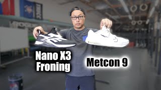 Nano X3 Froning vs Metcon 9 Snatches [upl. by Derf521]