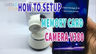 How To Setup Camera V380 Memory Card Version English [upl. by Trevlac480]