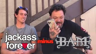 jackass forever  bear clip roundtable 2022 Movie [upl. by Obeng]