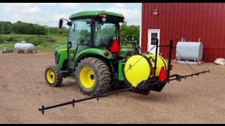 John Deere 110 gal 3 Point Boom Sprayer [upl. by Elleirbag805]