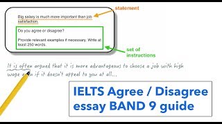 IELTS Writing task 2 agree or disagree essay [upl. by Deedahs]