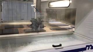 Automated Spray Machine in Small Cabinet Shop [upl. by Ahsenek]