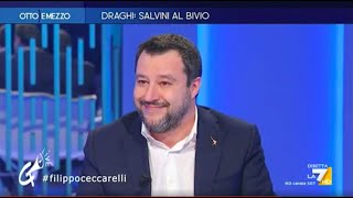 La scena muta di Matteo Salvini da Lilli Gruber secondo Alessio Marzilli [upl. by Albertson]