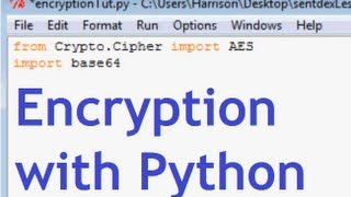 Python Encryption Tutorial with PyCrypto [upl. by Llednar]