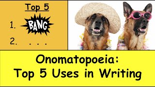 Onomatopoeia  Top 5 Ways to Include in your Writing [upl. by Liza]