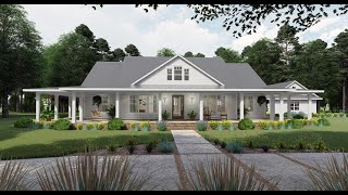 McKay House  Ranch House Plan  Country Floor Plan [upl. by Cailly371]