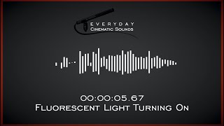 Fluorescent Light Turning On  HQ Sound Effects [upl. by Karlotte]