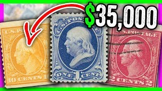 10 SUPER RARE STAMPS WORTH MONEY  EXTREMELY VALUABLE STAMPS [upl. by Milson]