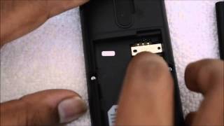 How to Insert SIM card into Nokia 106 [upl. by Milas559]