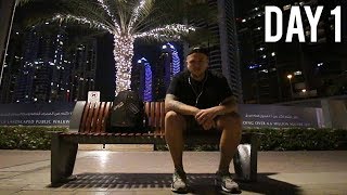 DUBAI WITH NO MONEY  DAY 1 [upl. by Llenel]