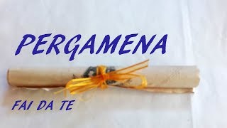 Pergamena FAI DA TE [upl. by Raskind106]