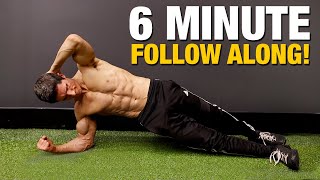 6 Pack Abs Workout  Just 6 Minutes FOLLOW ALONG [upl. by Rodama]