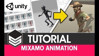 How to animate a character with Mixamo for Unity  Tutorial by SyntyStudios [upl. by Mcgray240]