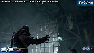 God of War All Odins Ravens in Northri Stronghold Allfather Blinded Trophy [upl. by Adrahc535]