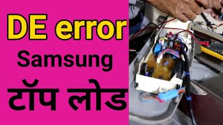 DE Error Code in Samsung Top Load Washing Machine [upl. by Malvin]