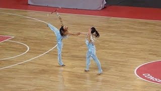 Twirling bâton  duo sénior N1  Agathe et Fanny Honorine [upl. by Madid]