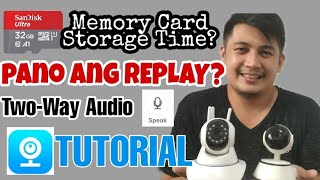 V380 Pro Camera Wifi Tutorial 2021 How to Replay V380 App Memory Card Storage Time [upl. by Lipps]