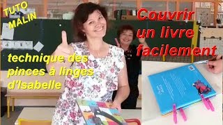 TUTO Comment couvrir un livre facilement [upl. by Katalin72]