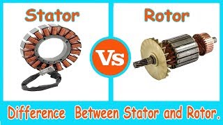 Stator and Rotor  Difference Between stator and Rotor [upl. by Nnaes]