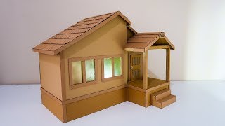 Kartondan Ev Nasıl Yapılır Teknoloji Tasarım  Cardboard House Make [upl. by Malvia890]