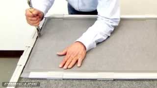 HowTo Rescreening an aluminum window screen [upl. by Moreen]