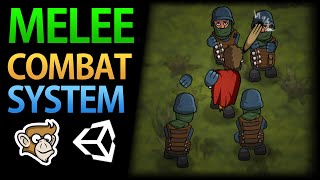 Melee Combat System in Unity 2D With Targeting [upl. by Irret]