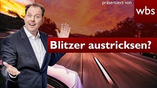 Blitzer austricksen  strafbar  Rechtsanwalt Christian Solmecke [upl. by Karna]