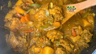 How To Make Jamaican Curry Chicken  Easy Curry Chicken Recipe [upl. by Lobel819]