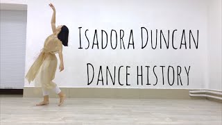 Isadora Duncan  History of modern dance [upl. by Anegal]