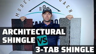 Architectural VS 3Tab Shingle Whats The Difference [upl. by Ysor]