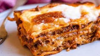 Lasagne al Forno Italian Beef Lasagna [upl. by Wengert]