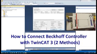 BK04 How to Connect Beckhoff Controller using TwinCAT 3 2 Scenarios [upl. by Annayt]