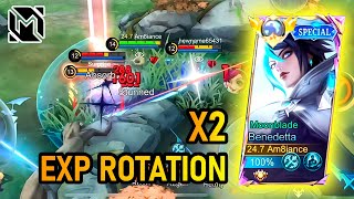 Benedetta EXP Rotation  Top Global Benedetta  Gameplay MLBB [upl. by Podvin]