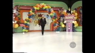 The Price is Right April 9 1998 5000TH SHOW [upl. by Schoening]