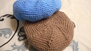 tuto tricoter un béret bébé 03 mois [upl. by Nedah]