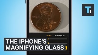 How to enable the iPhone magnifying glass [upl. by Yeslehc]