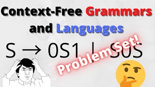 ContextFree Grammar CFG Two Example Problems [upl. by Malarkey]