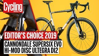 Cannondale SuperSix Evo HiMod Disc Ultegra Di2 Review  Editors Choice 2019  Cycling Weekly [upl. by Leonidas]