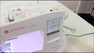 SINGER® LEGACY™ SE300SE340 Sewing amp Embroidery Machine  Threading Your Machine [upl. by Rivard507]