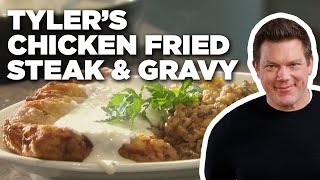 Tyler Florences Chicken Fried Steak and Gravy  Tylers Ultimate  Food Network [upl. by Corso971]