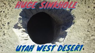 SINKHOLE Drone footage inside [upl. by Aimar]