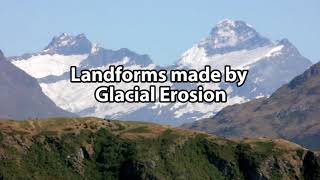 Glacial Processes and Landforms [upl. by Nicolea]