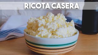 COMO HACER RICOTA CASERA REQUESON  MATIAS CHAVERO [upl. by Augy]