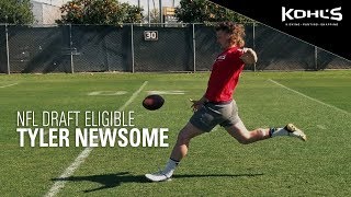 NFL Draft Eligible Punter  Tyler Newsome  Pro Combine Highlights [upl. by Nordine]