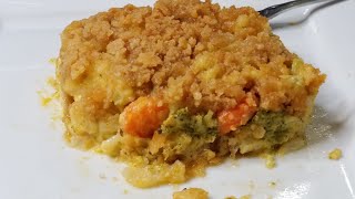 CHEESY VEGETABLE CASSEROLE STEP BY STEP ❤ [upl. by Efron]