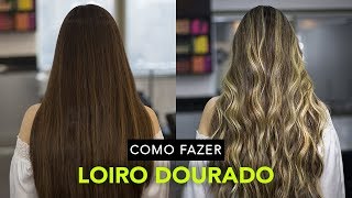 Como Fazer Loiro Dourado [upl. by Fahy]