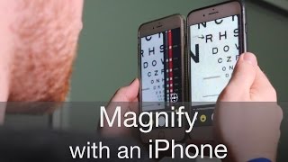 See from a Distance with Magnifier on iPhone [upl. by Ailefo]