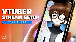 VTUBER Stream setup  OBS  VTube Studio app [upl. by Dippold]